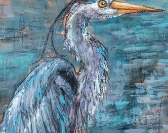 Great Blue Heron (Print)