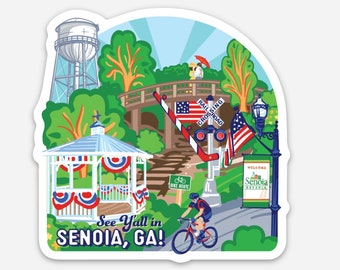 Senoia, Georgia Sticker