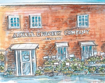 Arnall Grocery in Newnan, Georgia (Print)