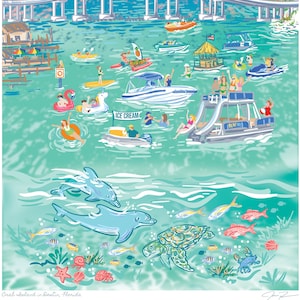 Crab Island Scenic Poster (Destin, FL)