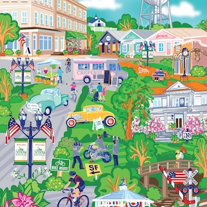Scenic Poster: Senoia, Georgia (Print)