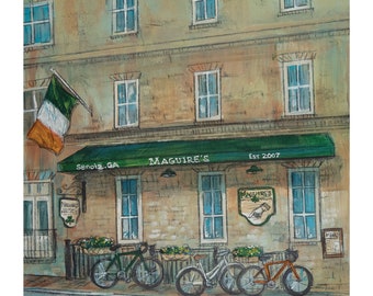 Maguire's Irish Pub in Senoia, Georgia (Print)