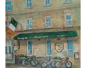 Maguire's Irish Pub in Senoia, Georgia (Print)