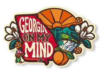 Georgia On My Mind Sticker