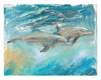 Dolphins (Print)