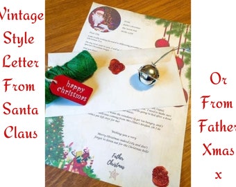 Extra Personalised Letter From Santa; Vintage North Pole; Santa Claus; Father Christmas; Lapland Surprise; Lapland UK; Choose Wax & Seals
