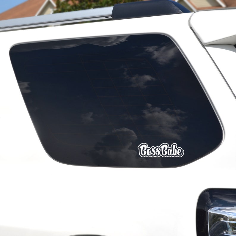 Boss Babe Decal Feminist Sticker Strong Woman Co-Worker Boss Gift