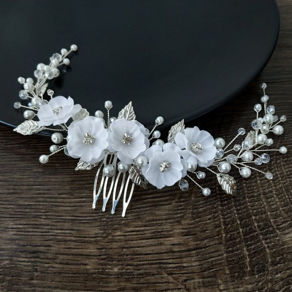 Diadema Flores Niña Tocado De Comunión Para Niña Diadema