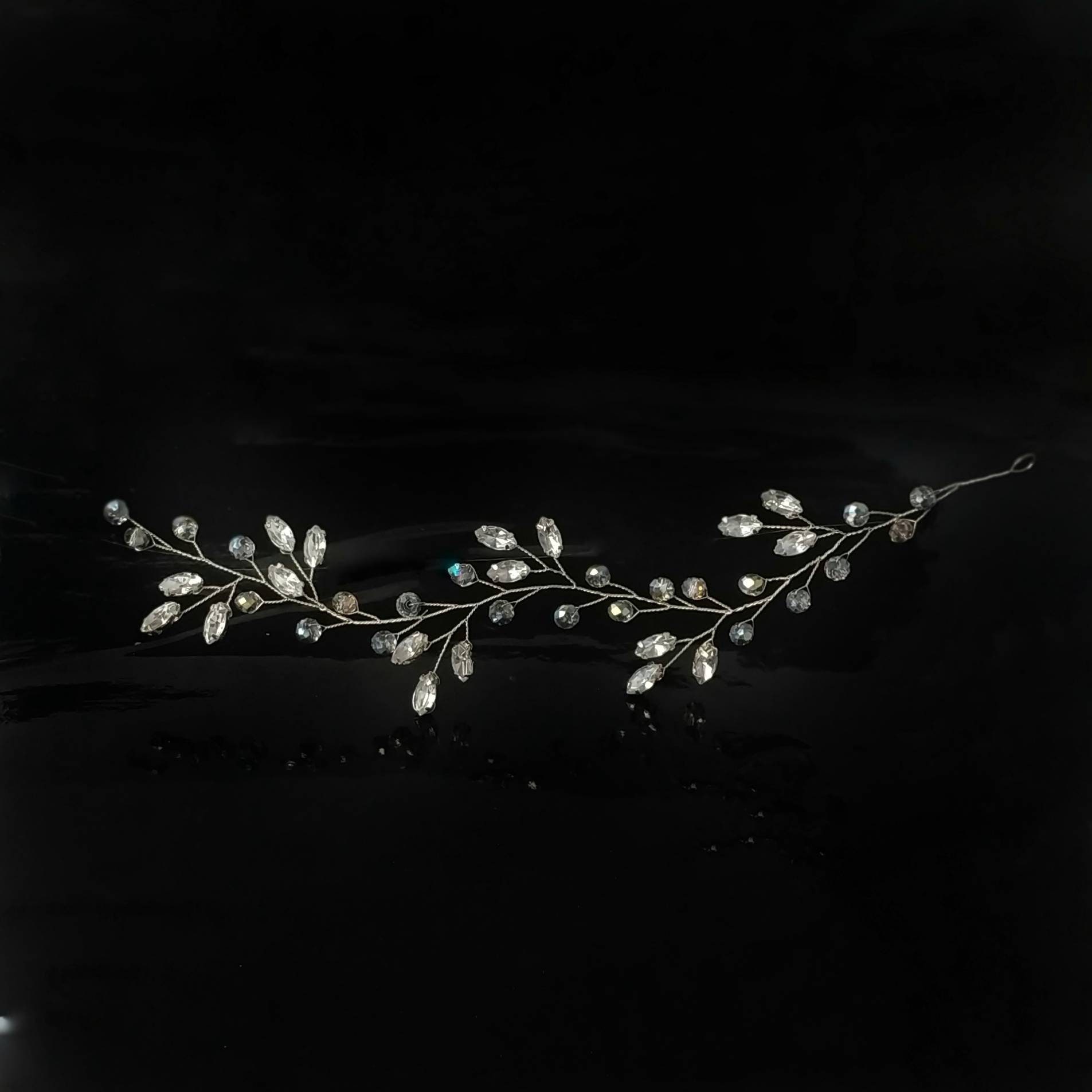rhinestone halo headpiece