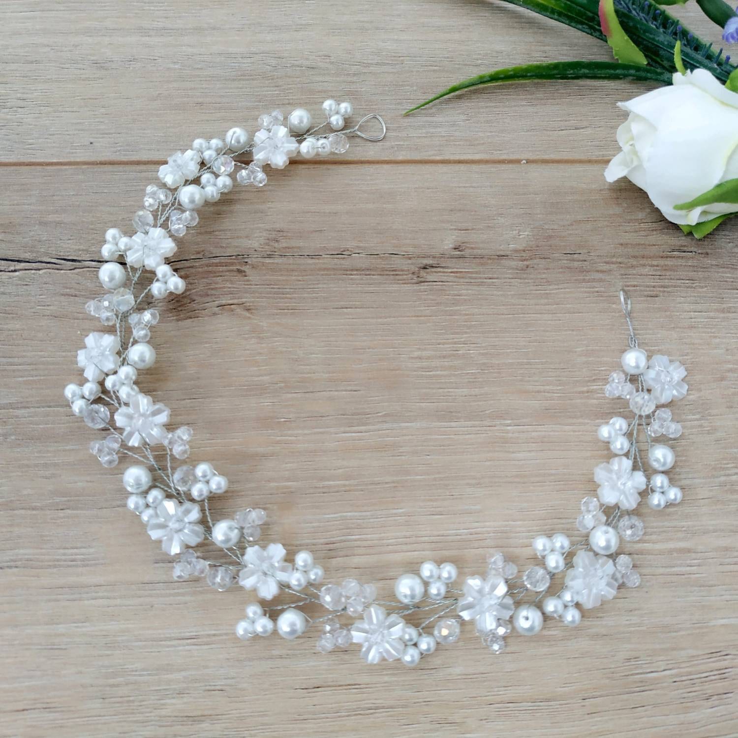 flower headpiece for first communion