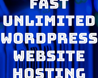 1 Year Fast WordPress Website Hosting With Unlimited Bandwidth & Storage