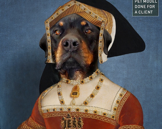 Jane Seymour, Custom Pet Portraits, Dog or Cat Portrait, Digital personalized portrait painting, using your Pet's Photo