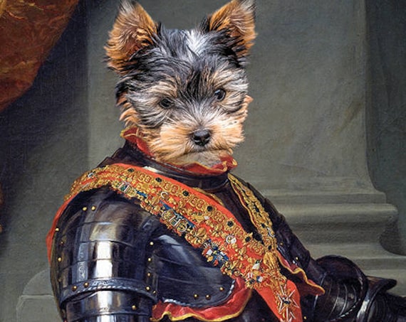 Your dog as King Charles III of Spain Personalized painting from photo | 17th Century Historical Costume | Personalized Christmas Gift