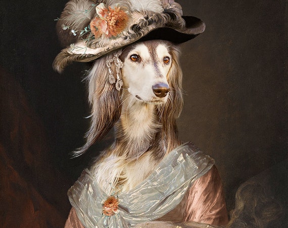 Victorian Lady, Princess, Queen, Personalized gift, Custom gift, Royal Pet, Regal pet portraits, Funny gift, Dog Portrait, by JAnovelty