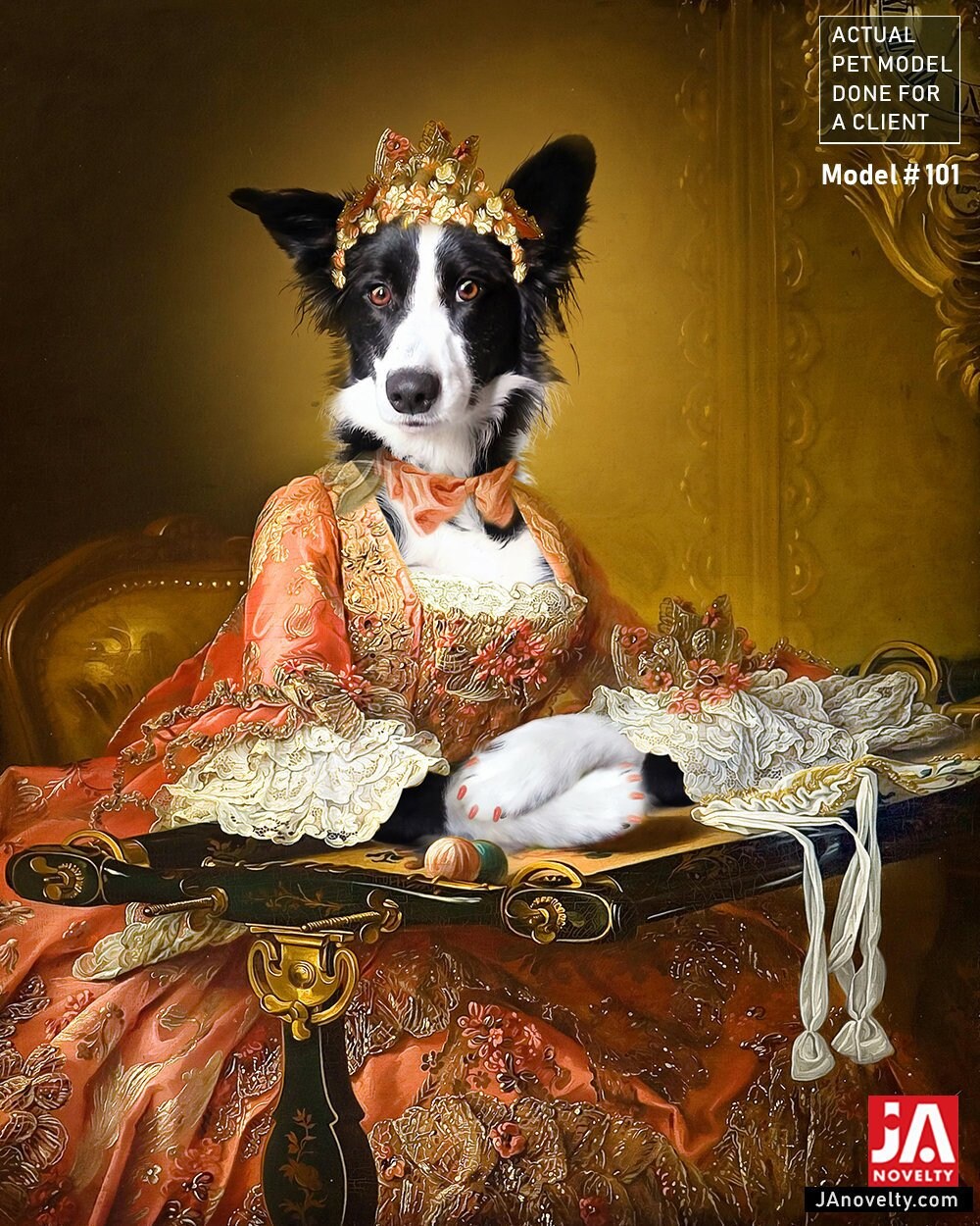 59 Top Pictures Royal Pet Portraits : Renaissance pet portrait,Regal pet portrait,Royal Pet ...