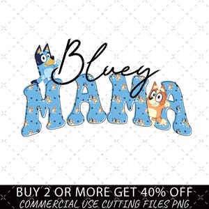 thumbnail image 2 of Bluey And Bingo Sitting Vinyl Bumper Sticker - Multiple Sizes Available 2 of 6