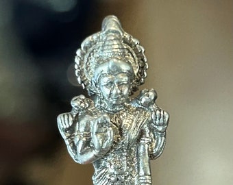 Standing Buddha pendant, Necklace, Very detailed, Abolish fear, Live Mindfully