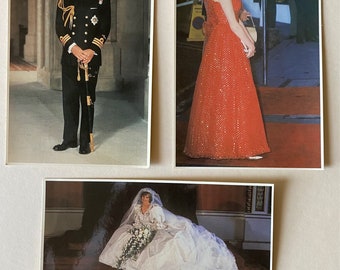 Royal Wedding Postcards (set of 11), Royal Wedding 1981, Princess Diana Collectible, Royal Wedding Postcards
