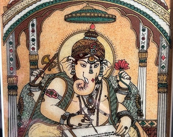 Ganesha wall art made of Sand