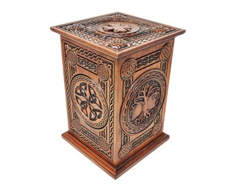 Celtic Tree of Life Urn for Human Ashes/ Adult Sized / Expedited Shipping Available