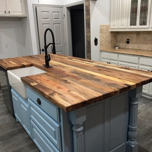 Reclaimed butcher block mixed hardwood countertops from industrial pallet skids *NOT TAKING ORDERS*