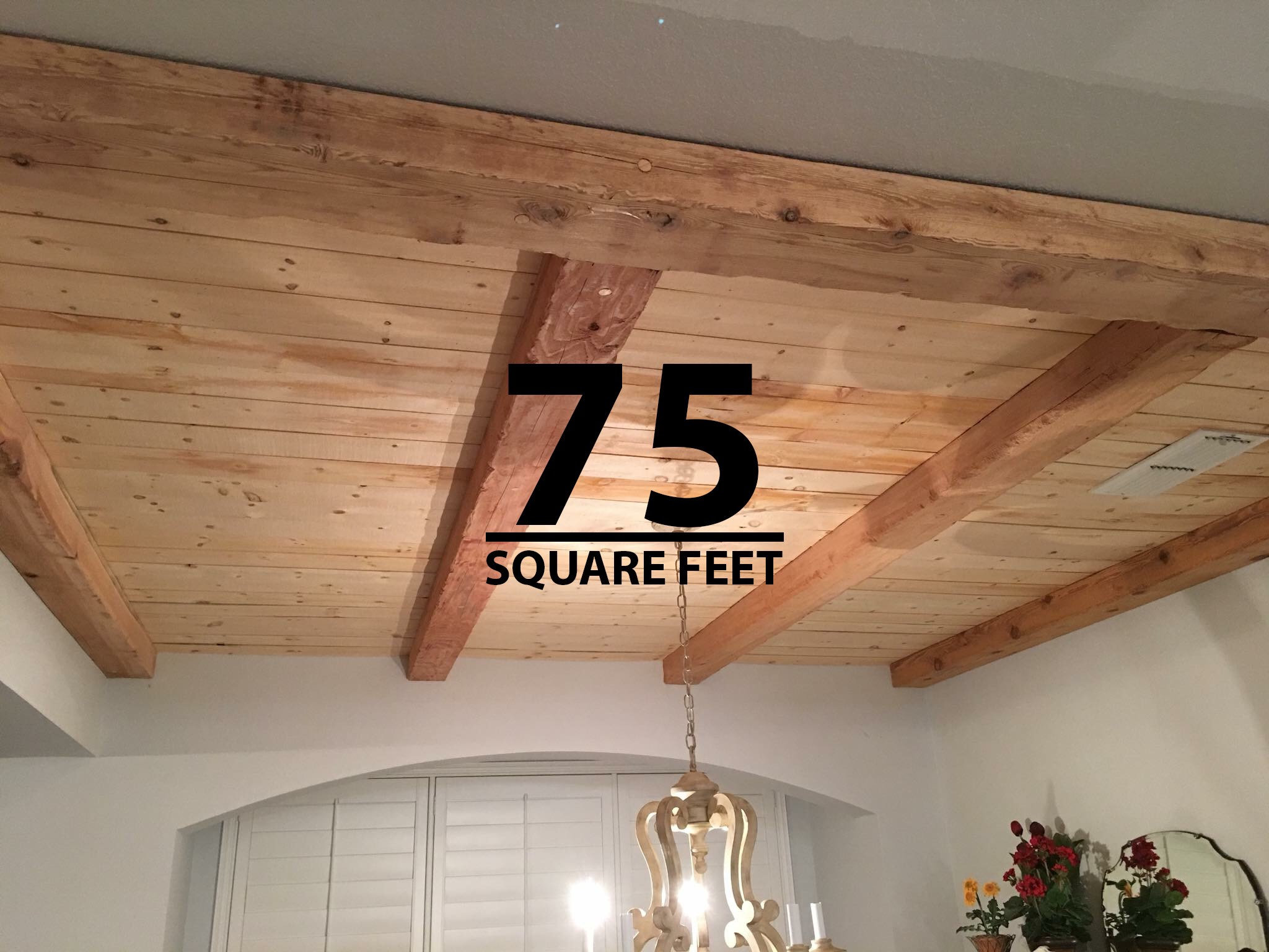 75 SQFT Shiplap no Lap' Boards Thin Wall/ceiling Wood Etsy