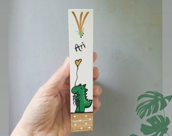 Kids Mezuzah, Personalized Mezuzah, Children's Mezuzot, Custom Mezuzah, Jewish Baby Gift, Boy's Mezuzah, Dinosaur Mezuzah, Handmade Mezuzah