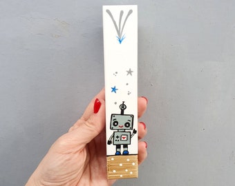 Kids Mezuzah, Robot Mezuzah, Personalized Mezuzah, Bar Mitzvah Gift, Judaica Gift, Personalized Birthday Gift for Boy, Robot