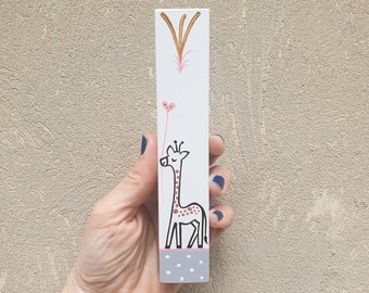 Mezuzah, Kids Mezuzah, Personalized Kids Room Decor, Safari Decor, Jewish Gift, Judaica, Personalized Mezuzah, Baby Naming Gift, Jewish Baby