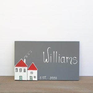 Name Plate, Door Sign, Personalized Door Sign, Family Home Sign, Welcome Sign, Name Plate for Home, Customized Door Sign, New Home Gift