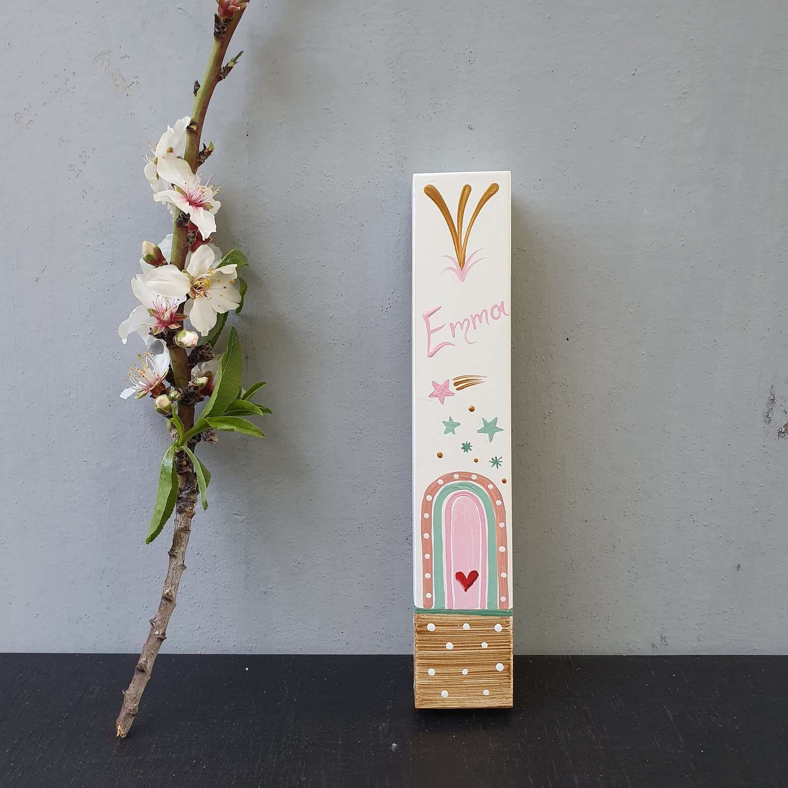 Rainbow Mezuzah Mezuzah Rainbow Room Decor Judaica Jewish Etsy