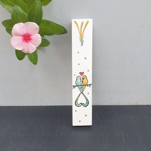 Mezuzah, Jewish Art, Judaica, Handmade Mezuzah, Painted Mezuzah, Wood Mezuzah, Jewish Housewarming Gift, Jewish Home Gift, Jewish Wedding