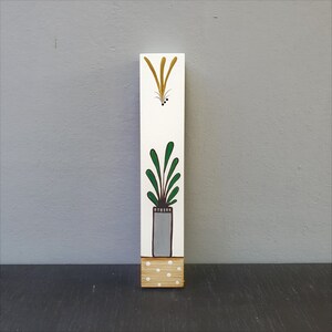 Mezuzah, Judaica, Jewish Art, Jewish Housewarming Gift, Jewish Home Gift, Handmade Mezuzah, Painted Mezuzah, Botanical Mezuzah, Unique