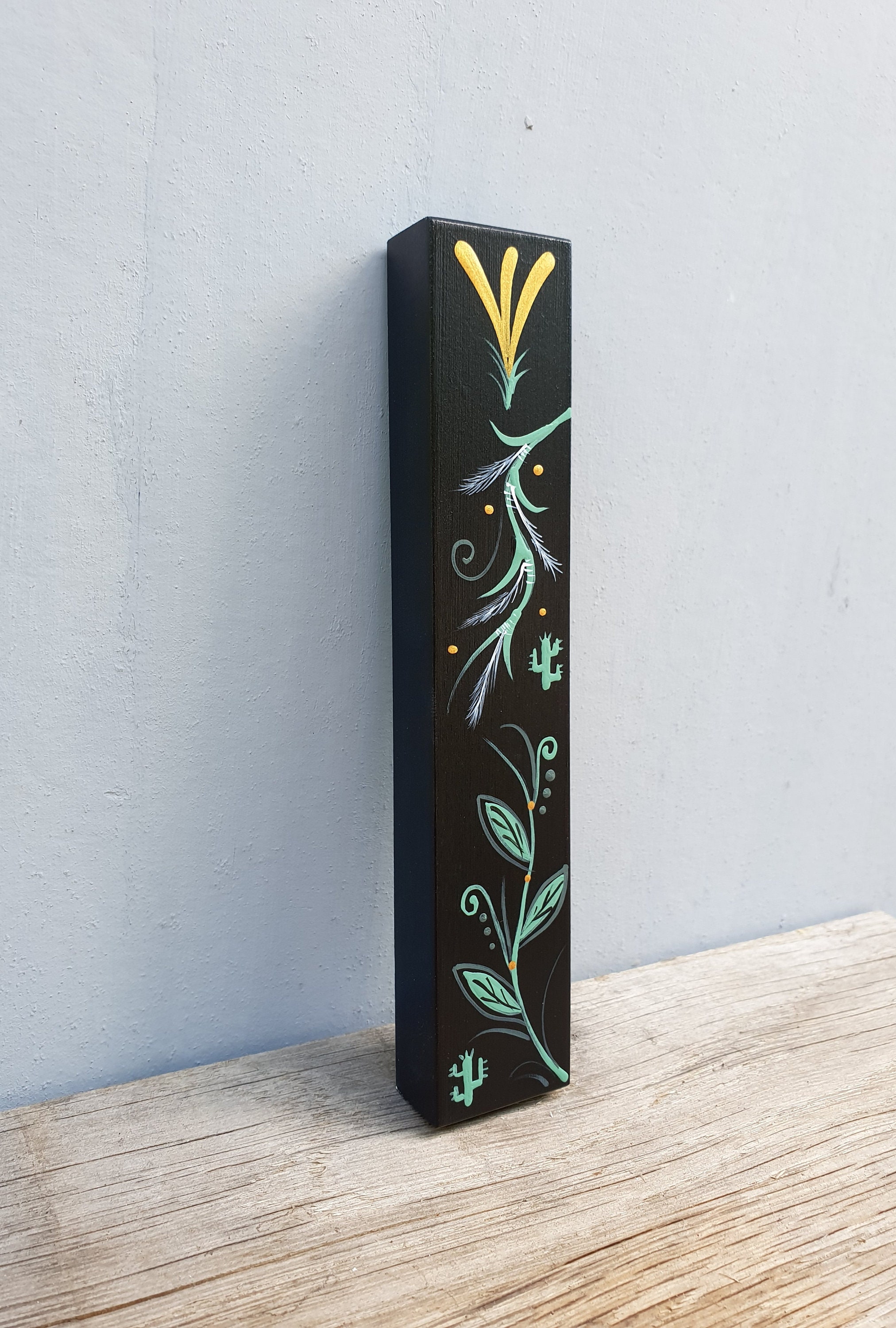 Mezuzah Black Mezuzah Handmade Mezuzah Mezuzah Case Etsy