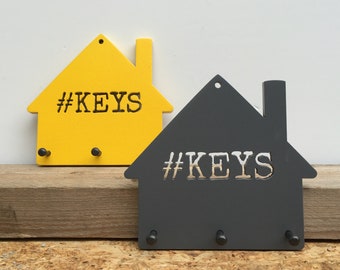 Key Holder, Keys Decor, Home Key Holder, Key Ring Holder, Key Organizer, Wood Key Holder, Housewarming Gift, Key Storage, Office Gift,Garage