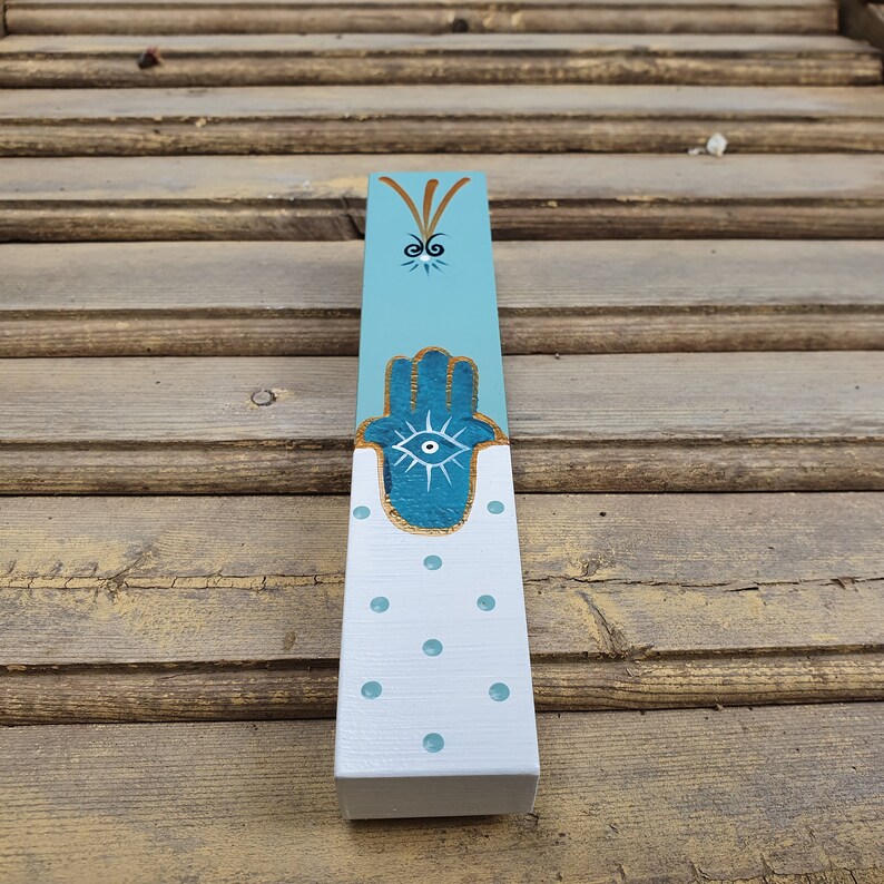Mezuzah Hamsa Mezuzah Case New Home Gift Religious Decor Etsy