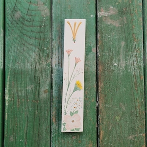 Mezuzah, Floral Mezuzah, Judaica, Jewish Decor, Jewish Art, Jewish Gift for Home, Mezuzah Case, Kosher Mezuzah image 2