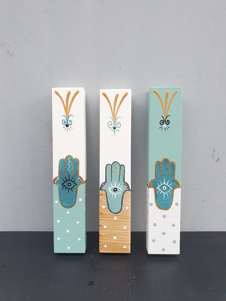 Mezuzah Hamsa Mezuzah Case New Home Gift Religious Decor Etsy
