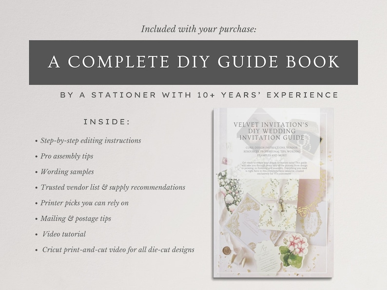PRINTABLE Fairytale Wedding Invitation Suite: VIxGABRIELLE image 10