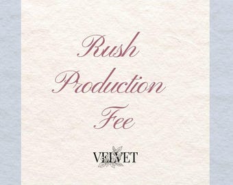 Rush Production Fee + Expedited Shipping | Wedding Sign Order Upgrade