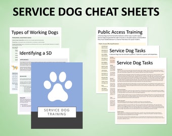 Printable Service Dog Introductory Package | Working Dog Resources