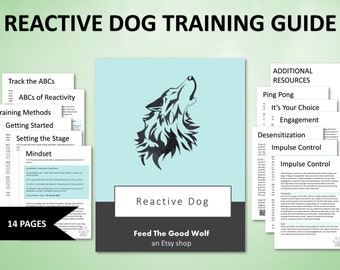 Reactive Dog Training Guide Anxious or Reactive Rover Workbook - Main Image