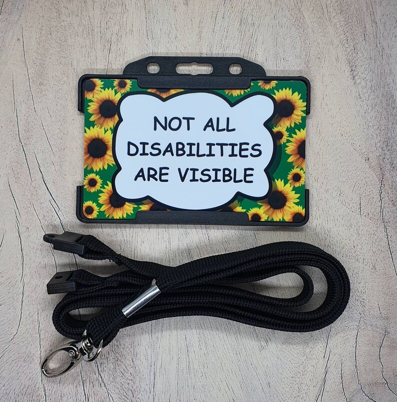 Hidden Disability Lanyard ID Card Please Be Patient With Etsy