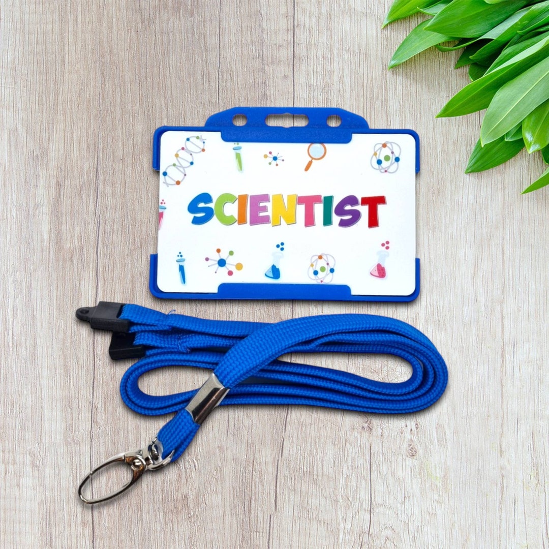 Scientist ID Card Lab Assistant Dress up Novelty ID Card Etsy