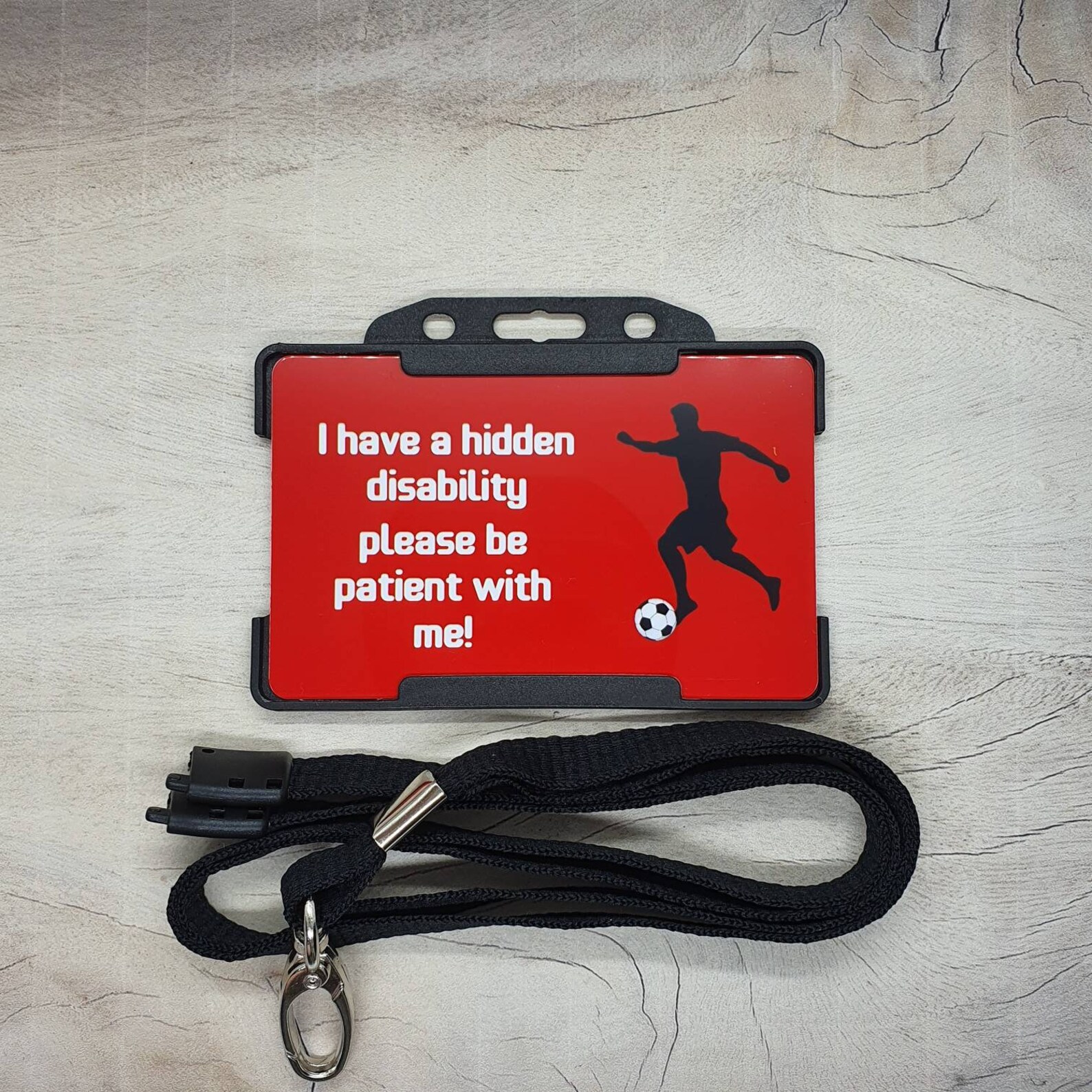 Hidden Disability Lanyard ID Card with Breakaway Lanyard Etsy