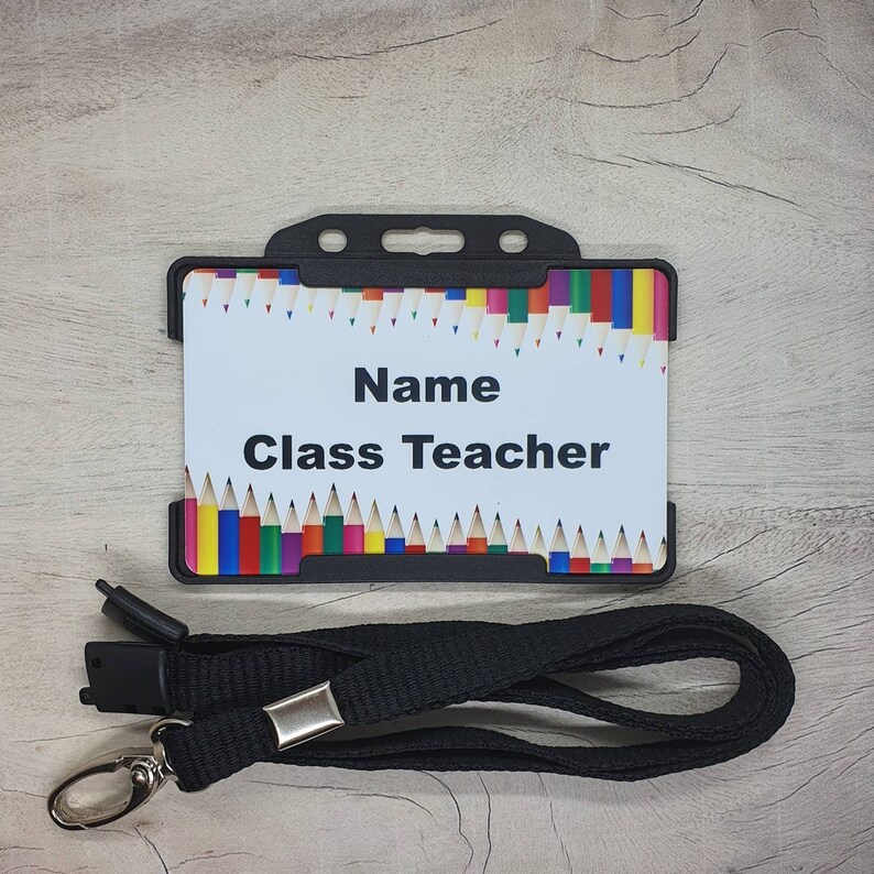 Teacher ID Card Children's Novelty ID Card Teacher Etsy UK