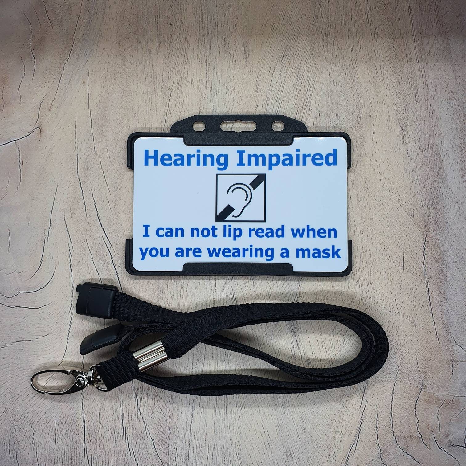 Hidden Disability Lanyard Hearing Impaired Hearing Etsy UK
