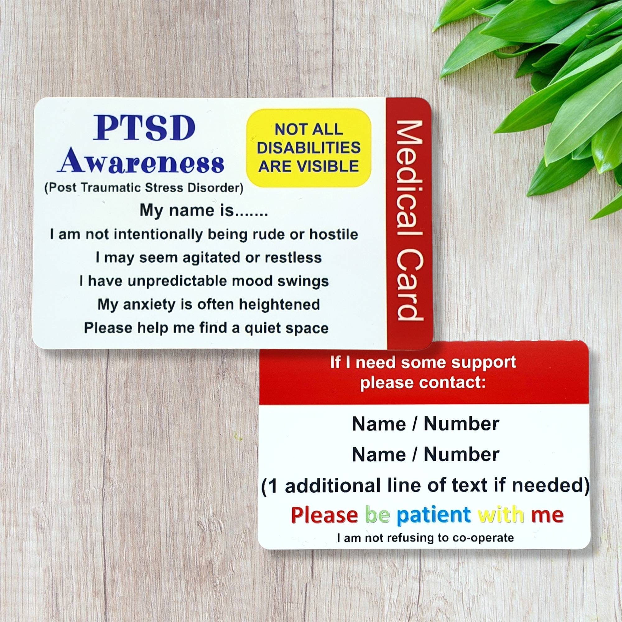 Ptsd Id Card