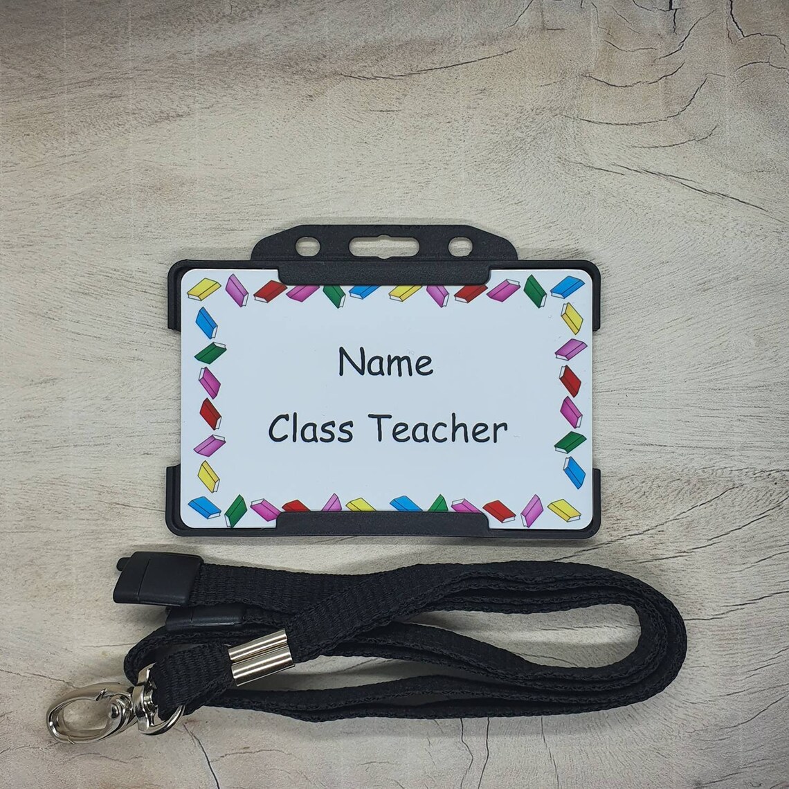 Personalised Children's Novelty ID Card Teacher School Etsy