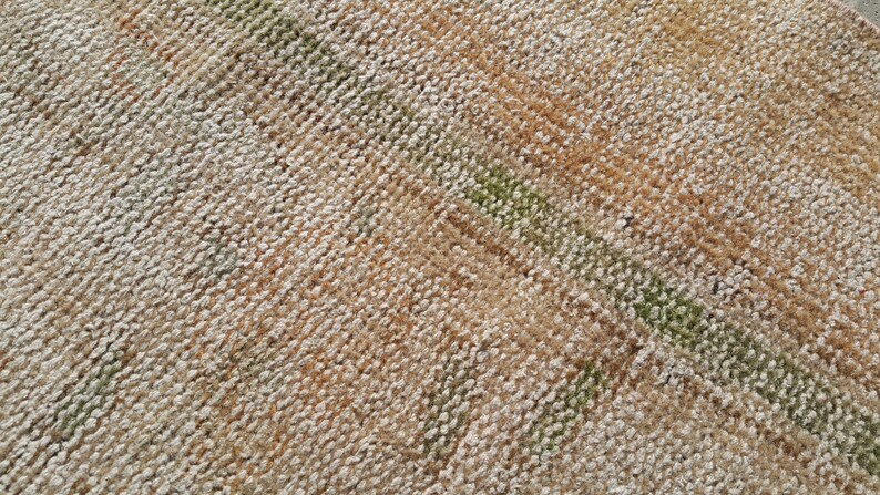 turkish rug runner 1.7x5.9 feet runner rug vintage runner hallway runner oushak runner rug for kitchen entryway runner rug 20x71 Inch3405